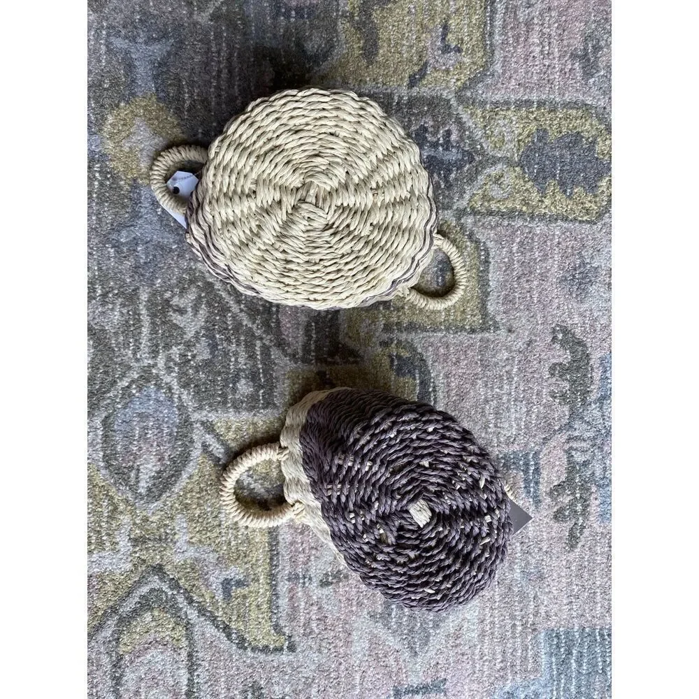 2 Strechy Baskets Stripe Designed